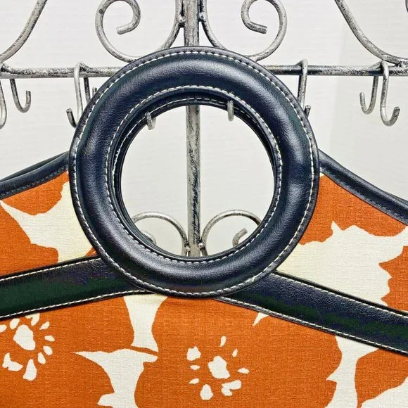 Old Navy Floral Clutch - Orange and Black - Picture 2 of 10